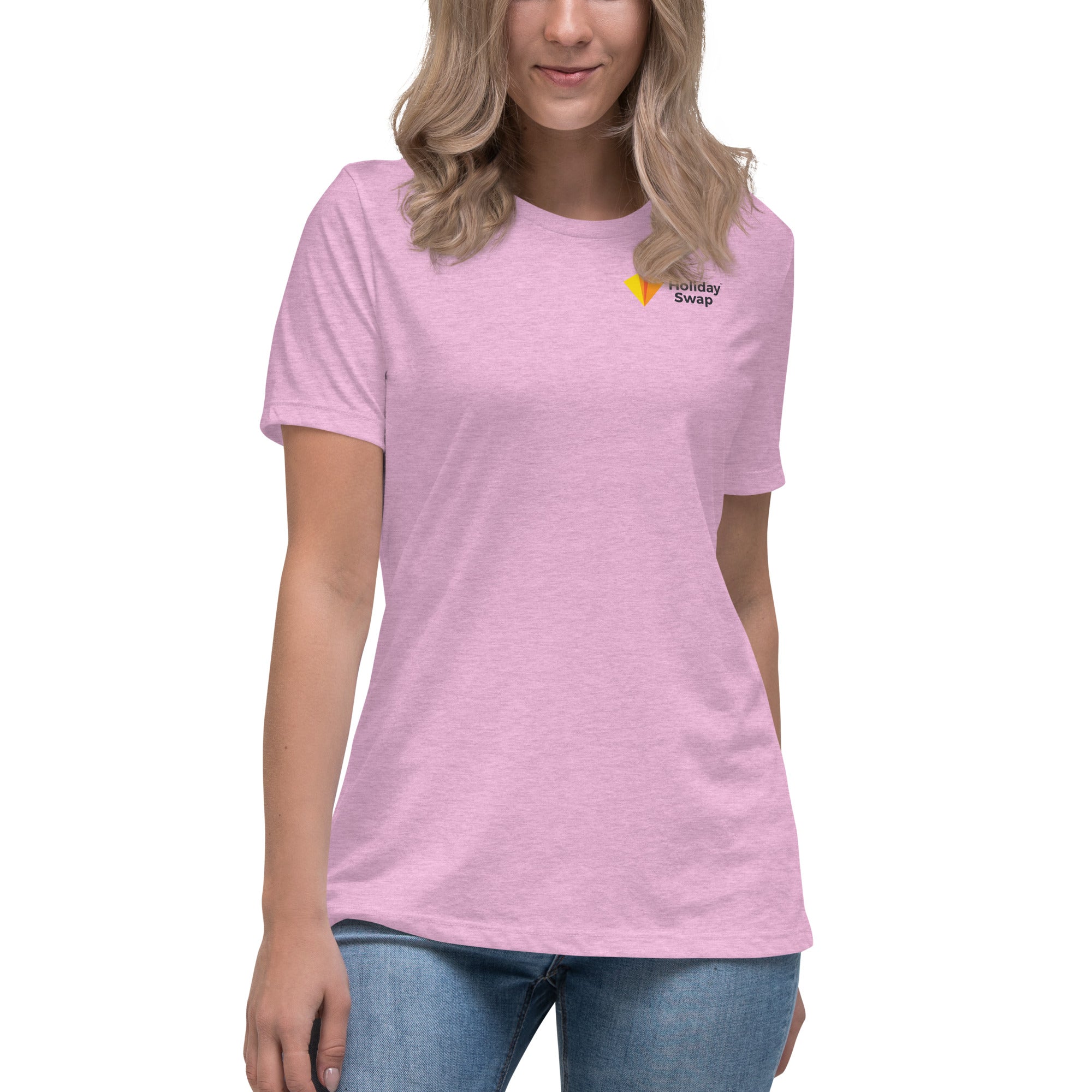 Rockford Peaches Program - Women's Relaxed Fit T-Shirt Heather Mauve / Adult XL / Women's Relaxed Fit T-Shirt